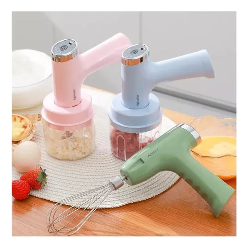 ¡Haz tus recetas más fáciles y rápidas con esta mini batidora eléctrica!