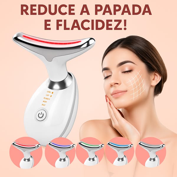 👉 Massageador Facial Rejuvenecedor 3 en 1 – Tu spa en casa