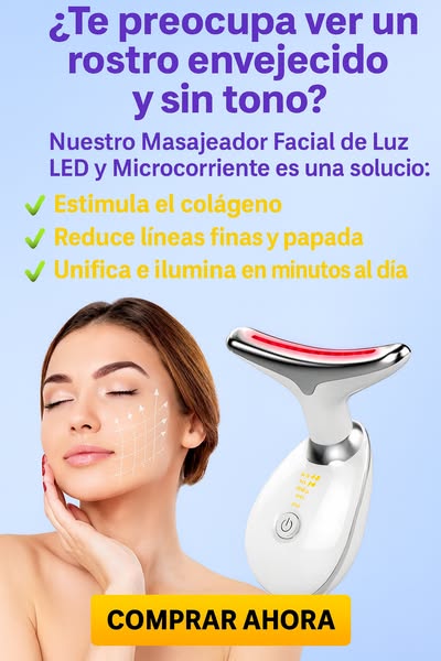 👉 Massageador Facial Rejuvenecedor 3 en 1 – Tu spa en casa