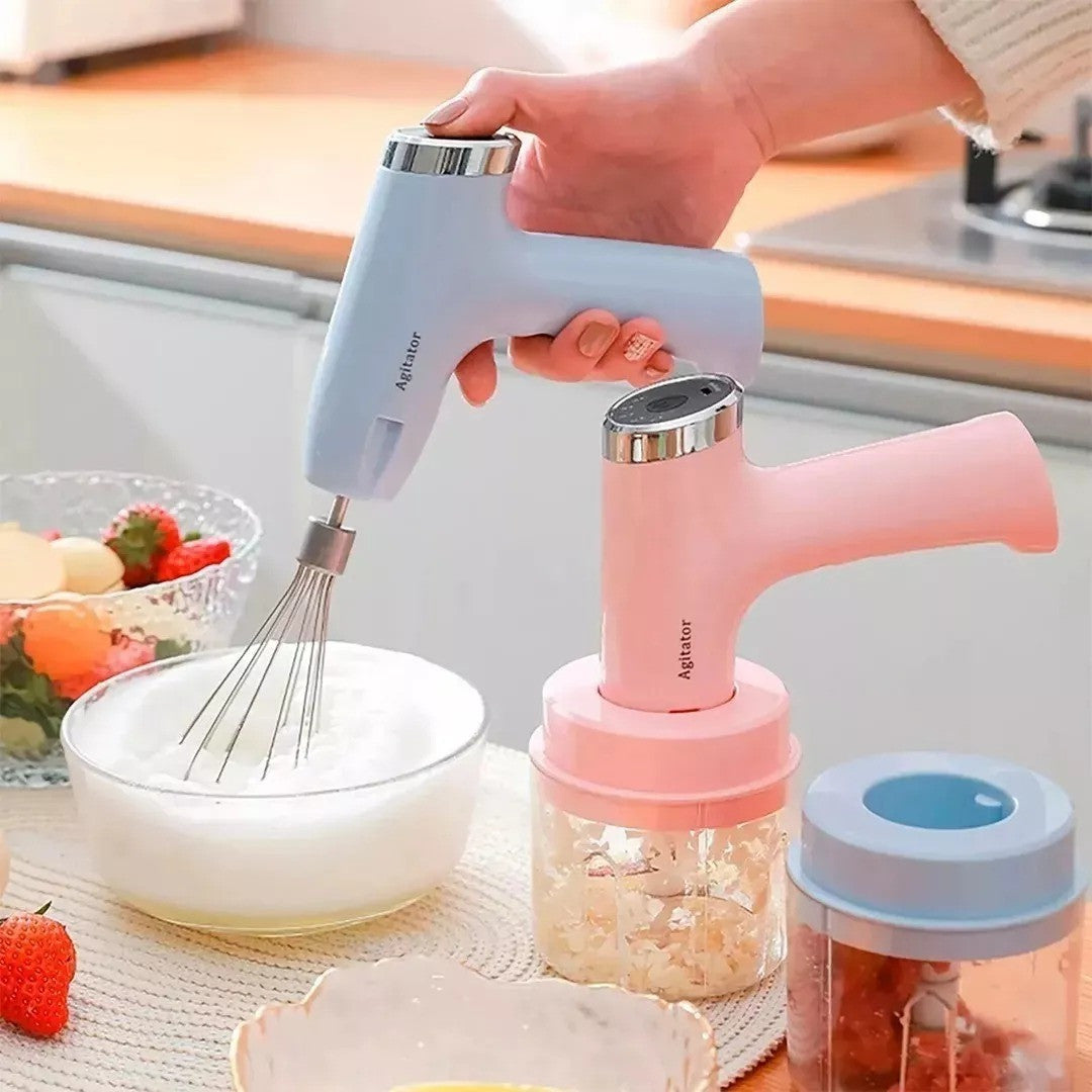 ¡Haz tus recetas más fáciles y rápidas con esta mini batidora eléctrica!