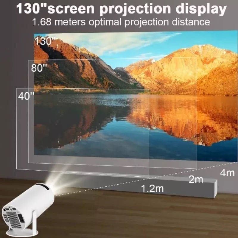 🖥️✨ Mini Proyector Portátil – ¡Tu cine en casa al instante!
