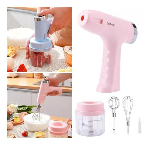 ¡Haz tus recetas más fáciles y rápidas con esta mini batidora eléctrica!